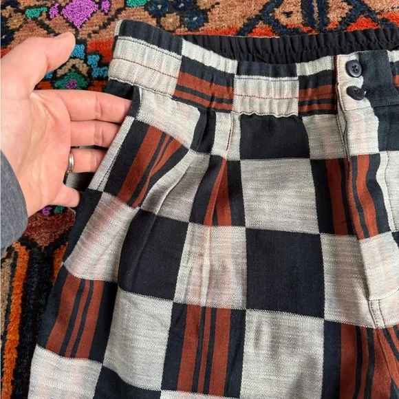 Ace & Jig Black and White Checkered Pants - Picture 3 of 11